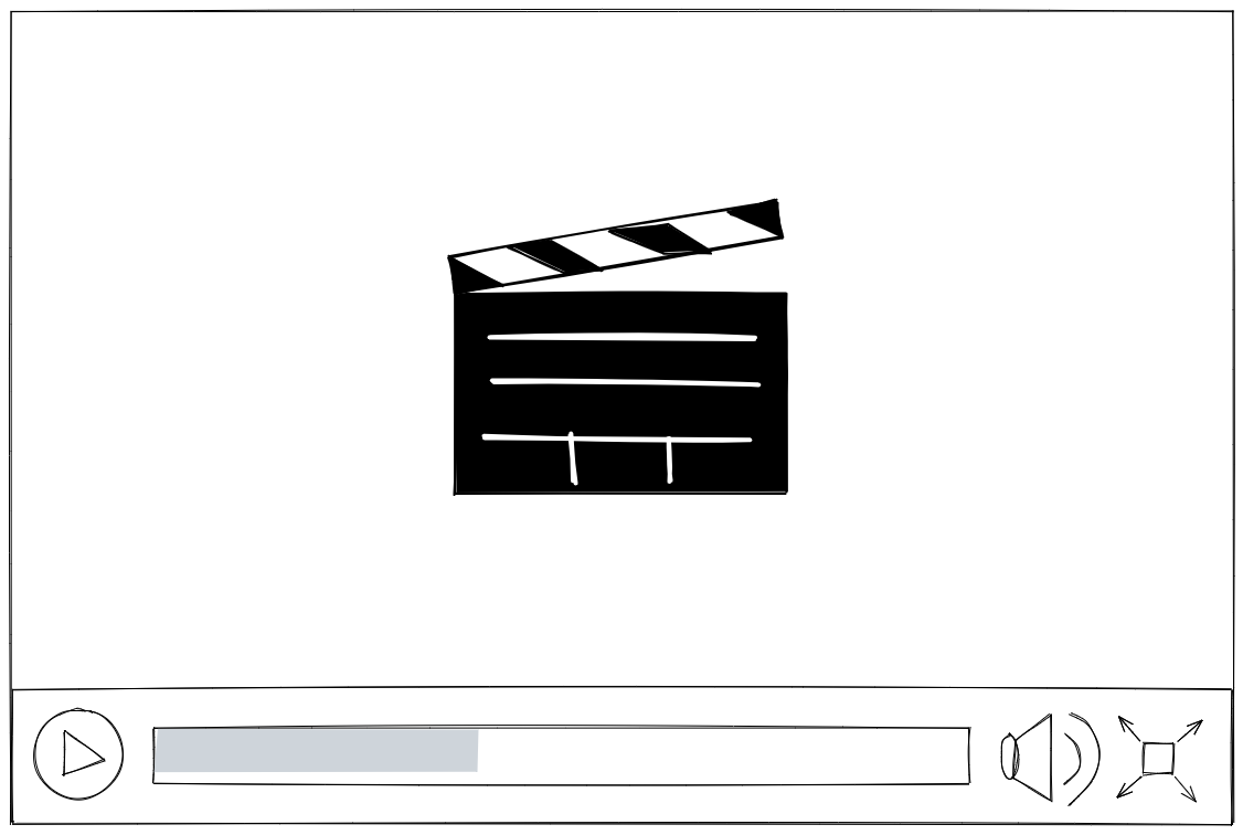 Mockup of VideoPlayer